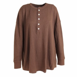 ヘインズ(Hanes)サーマルヘンリ―ネック長袖Tシャツ HW4-W503 860(Lady’s)