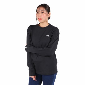 アディダス(adidas)エッセンシャルズ プラス スモールロゴ 長袖Tシャツ KVF86-JF1422(Lady’s)