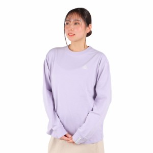 アディダス(adidas)エッセンシャルズ プラス スモールロゴ 長袖Tシャツ KVF86-JF1426(Lady’s)