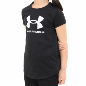 【ポイント10％！ 5/23 21:00〜22:59限定】アンダーアーマー(UNDER ARMOUR)半袖Tシャツ ジュニア SPORTSTYLE ロゴ 1361182 001(Jr)