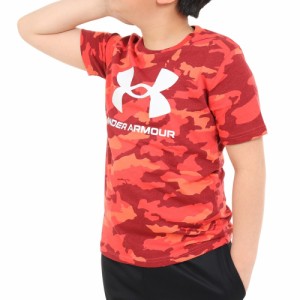 【ポイント10％！ 5/23 21:00〜22:59限定】アンダーアーマー(UNDER ARMOUR)半袖Tシャツ ジュニア SPORSTYLE ロゴ AP  1376733 639(…