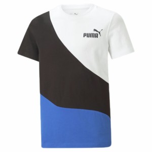 プーマ(PUMA)半袖 Tシャツ キッズ パワー キャット 675831 92 BLU(Jr)