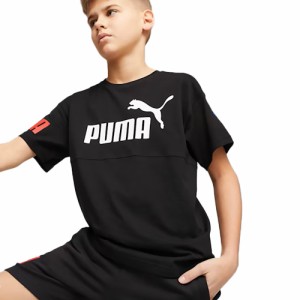 プーマ(PUMA)ボーイズ POWER 半袖 Tシャツ 675782 51 BLK(Jr)