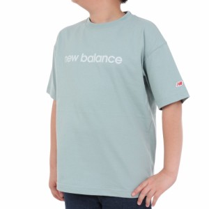 ニューバランス(new balance)ジュニア 吸水速乾 Linear logo 半袖Tシャツ ABT45062SAM(Jr)