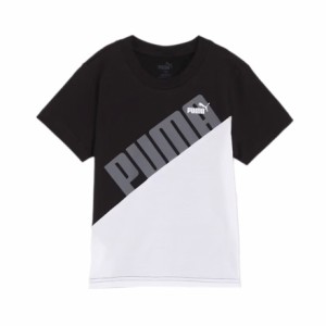 プーマ(PUMA)ボーイズ プーマ パワー MX 半袖Tシャツ 680546 01 BLK(Jr)