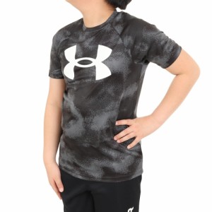 アンダーアーマー(UNDER ARMOUR)半袖Tシャツ ジュニア テック ビッグロゴ PRINTED 1363278 007…