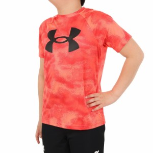 アンダーアーマー(UNDER ARMOUR)Tシャツ 半袖 キッズ ジュニア テック ビッグロゴ PRINTED 136327…