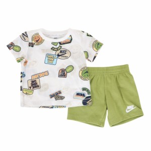 ナイキ(NIKE)ボーイズ NSW AOP FT 半袖Tシャツ ショートパンツ セット 66L693-EH3(Jr)