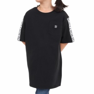 ロキシー(ROXY)半袖Tシャツ キッズ MINI DAY BY DAY Tシャツ ワンピース TDR232106 BLK(J…