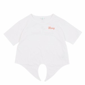 ロキシー(ROXY)半袖Tシャツ キッズ MINI SUNNY SUNSET ラッシュガード TLY232103 WHT(Jr)