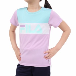 フィラ(FILA)ガールズ 半袖Tシャツ 114-700 LAV(Jr)