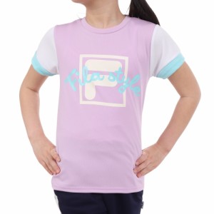 フィラ(FILA)ガールズ 半袖Tシャツ 114701 LAV(Jr)