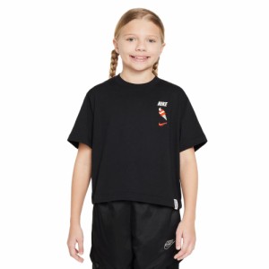 【ポイント10％！ 5/3 21:00〜22:59限定】ナイキ(NIKE)ジュニア ボックス型半袖Tシャツ FV5495-010(Jr)