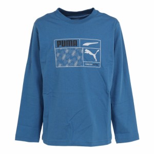 プーマ(PUMA)ACTIVE SPORTS 長袖Tシャツ 674122 17 BLU(Jr)