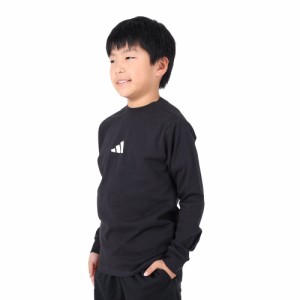 アディダス(adidas)Tシャツ 長袖 キッズ  トレイン エッセンシャルズ  IKS33-IK4655 ロンT(Jr)