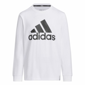 アディダス(adidas)キッズ エッセンシャルズ プラス ビッグロゴ 長袖Tシャツ KWF34-JE1719(Jr)