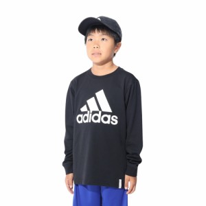 【ポイント10％！ 6/3 21:00〜22:59限定】アディダス(adidas)キッズ エッセンシャルズ プラス ビッグロゴ 長袖Tシャツ KWF34-JE1720(Jr)