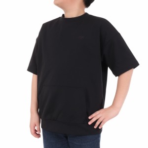 ニューバランス(new balance)吸水速乾 スウェット風ショートスリーブTシャツ ABT45052BK(Jr)