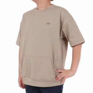 ニューバランス(new balance)吸水速乾 スウェット風ショートスリーブTシャツ ABT45052SOT(Jr)