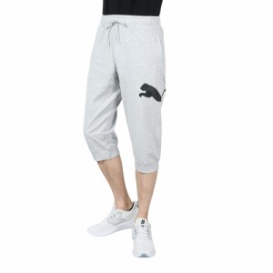 プーマ(PUMA)パンツ メンズ ESS+ ビッグ ロゴ 3/4 スウェットパンツ 674929 04 LGRY(Men’s)