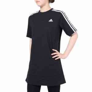 アディダス(adidas)半袖Tシャツ レディース スリーストライプス ワンピース ENJ88-HR4923(Lady’s)