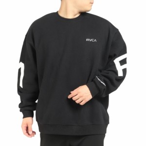 ルーカ(RVCA)ビッグシルエット プルオーバー FAKE RVCA CREW トレーナー BC042042 BLK(Men’…