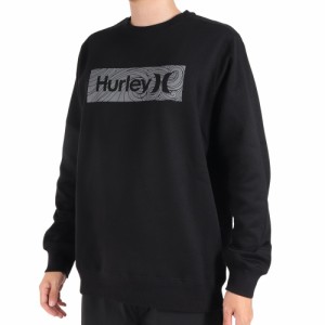 ハーレー(HURLEY)VORTEX BOX ロゴ クルースウェット MFL2312015-BLK(Men’s)