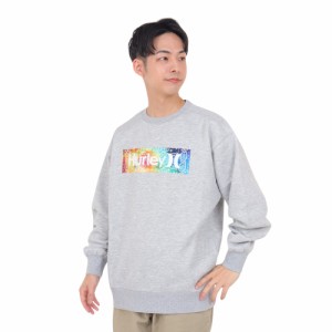 ハーレー(HURLEY)ボックス ロゴ クルースウェット 23MFL2200001-GRHT(Men’s)