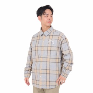 ハーレー(HURLEY)QUILTED フランネルシャツ 23MWV2200003-GRY(Men’s)