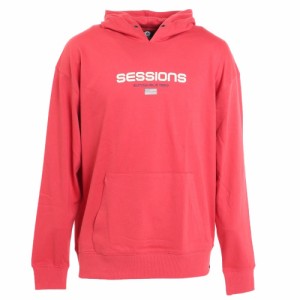 セッションズ(SESSIONS)FLAG 長袖パーカー 227188 RED(Men’s)