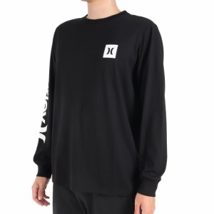 ハーレー(HURLEY)カットソー 長袖 ブラック 黒 SLEEVE LOGO 長袖Tシャツ MLS2312031-BLK(M…