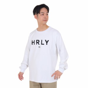 ハーレー(HURLEY)オーバーサイズ ブランドロゴ 長袖Tシャツ 23MLS2200001-WHT(Men’s)