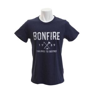 ボンファイア(Bonfire)tシャツ 半袖 TAPE LOGO 10BNF8SCD2009 NVY オンライン価格 (Men’s)
