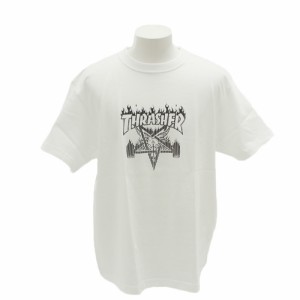 スラッシャー(THRASHER)Tシャツ メンズ 半袖 SKATE GOAT TH91227WH オンライン価格 (Men’s)