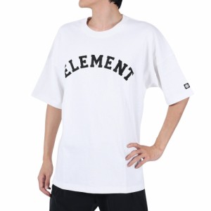 エレメント(ELEMENT)半袖 Tシャツ メンズ COLLEGE BD021237 WHT(Men’s)