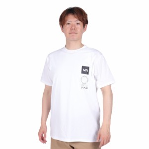 ルーカ(RVCA)VA VENT SURF 半袖ラッシュガード BE041804 WHT(Men’s)