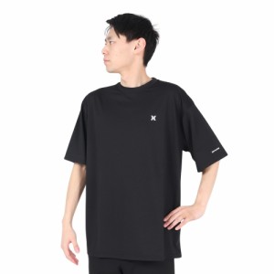 ハーレー(HURLEY)ラッシュガード ファントム オーバーサイズド クルーネック半袖Tシャツ MUT2411003-BLK(…