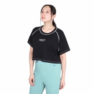 ルーカ(RVCA)カラーステッチ 半袖Tシャツ BE043216 BLK(Lady’s)