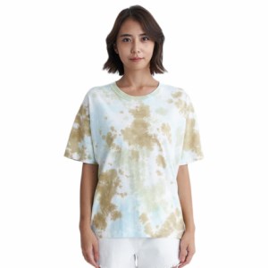 ロキシー(ROXY)タイダイ柄 PAPER MOON オーバーサイズ 半袖Tシャツ 24SURST242037MLT(Lady…