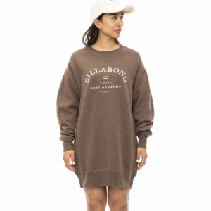 ビラボン(BILLABONG)COLLEGE LOGO スウェットワンピース BD014363 CRK0(Lady’s)