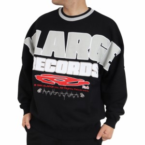 エクストララージ(XLARGE)RECORDS ロゴ クルーネックネックスウェット 101223012013-BLACK(Me…