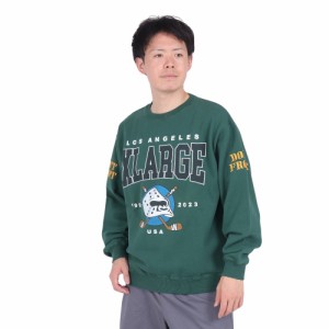 エクストララージ(XLARGE)HOCKEY クルーネック スウェット 101231012004-GREEN(Men’s)