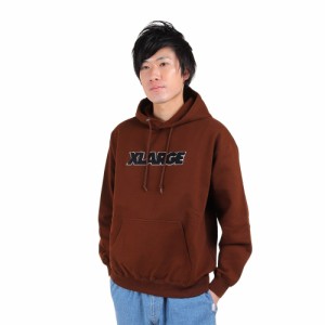 【ポイント10％！ 6/23 21:00〜22:59限定】エクストララージ(XLARGE)パーカー メンズ STANDARD ロゴ  スウェットシャツ 101233012007-BRO