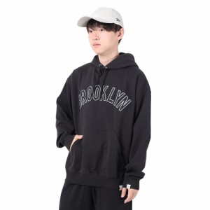 ヤックパック(YAK PAK)パーカー メンズ BKLN ワッペンプルパーカー 3710002-01 BLK(Men’s)