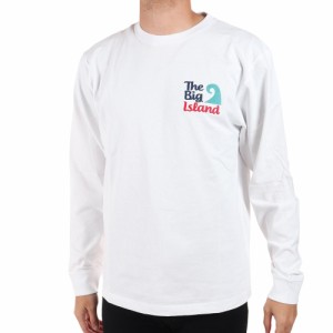 フララニ(Hula Lani)長袖Tシャツ 刺繍ロンティー クジラ 224HU1LT054 WHT(Men’s)