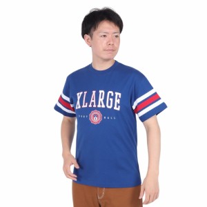 エクストララージ(XLARGE)XL FOOTBALL 半袖Tシャツ 101231011013-BLUE(Men’s)