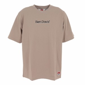ベンデイビス(BEN DAVIS)半袖Tシャツ メンズ ロゴ刺繍 23580004-SBEG(Men’s)