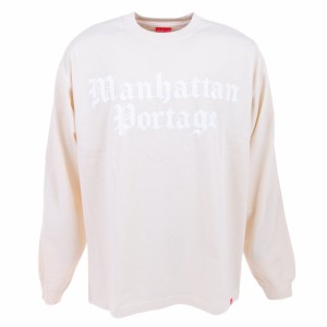 マンハッタンポーテージ(ManhattanPortage)長袖Tシャツ メンズ PRINT 23SS-MP-M525 IVR(…