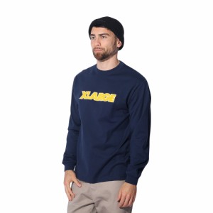 エクストララージ(XLARGE)STANDARD LOGO 長袖Tシャツ 101241011024-NAVY(Men’s)