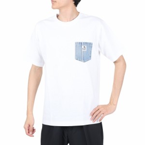 ベンデイビス(BEN DAVIS)Tシャツ 半袖 デニム ポケット ショートスリーブ Tシャツ 白 ホワイト 24580001…